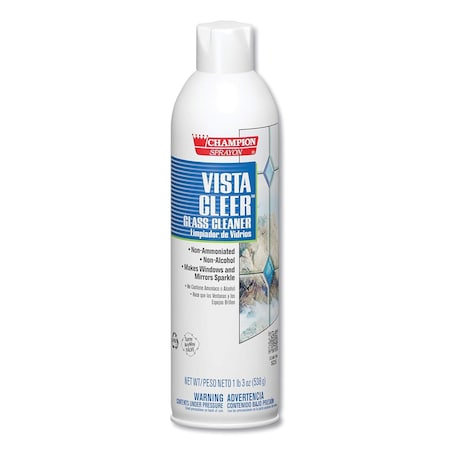 Chase Products Champion Sprayon Vista Cleer Glass Cleaner net 19 oz. 1 Can 5155-1